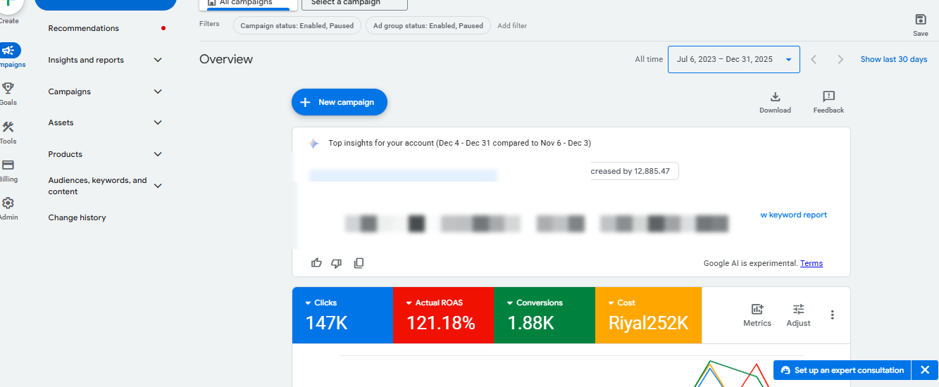 Google Ads ROAS